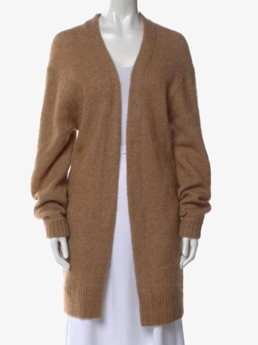 Acne Studios brown mohair & wool cardigan, size 4